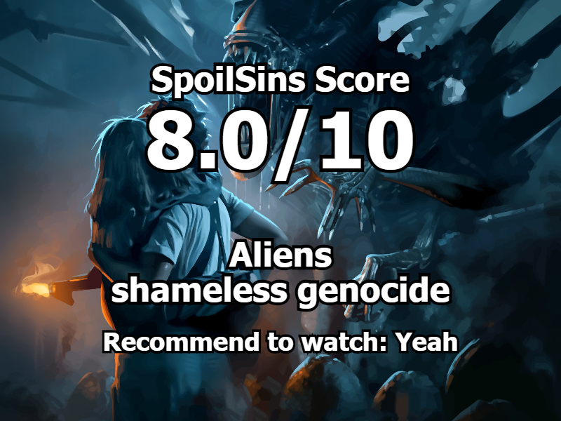 Aliens (1986) review, scored 8 out of 10