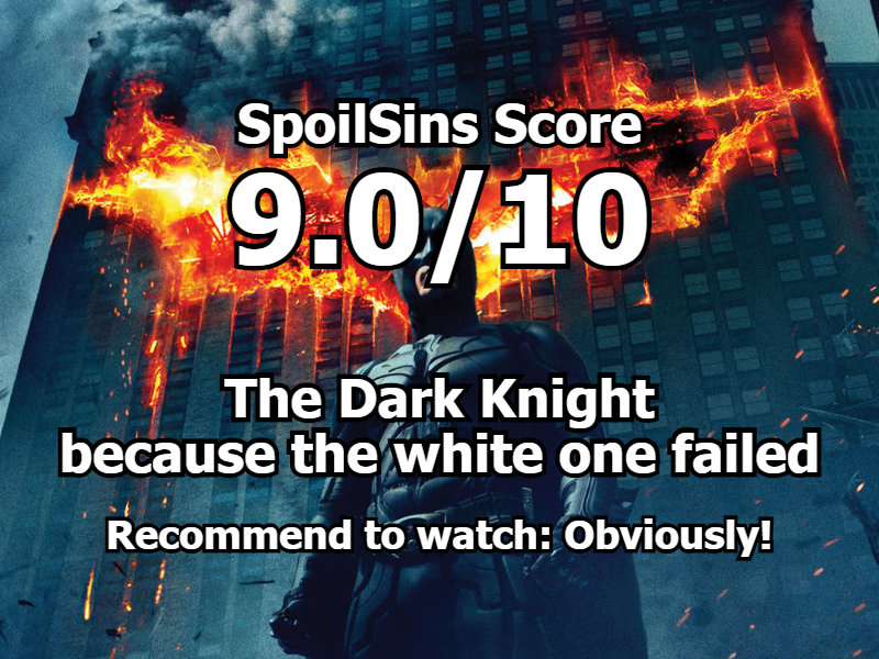 The Dark Knight (2008) review, scored 9 out of 10
