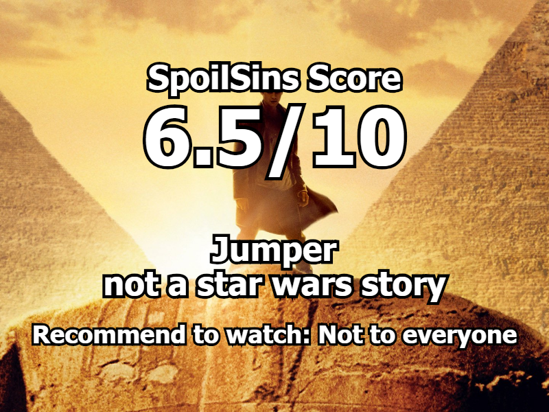 Jumper (2008) review, scored 6.5 out of 10