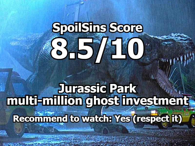 Jurassic Park (1993) review, scored 8.5 out of 10