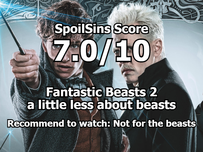 Fantastic Beasts the Crimes of Grindelwald (2018) review, scored 7 out of 10