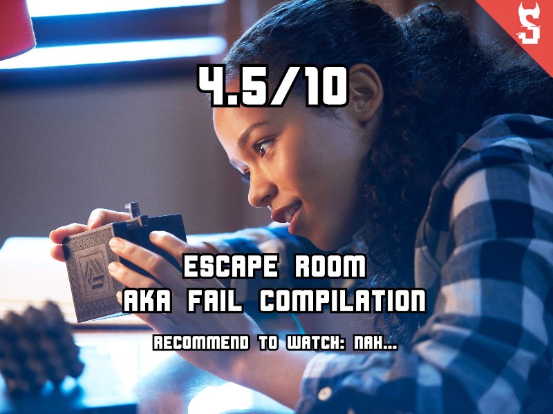 Escape Room (2019) review, scored 4.5 out of 10