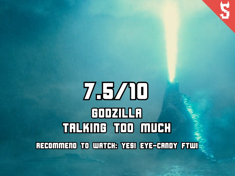 Godzilla (2019) review, scored 7.5 out of 10