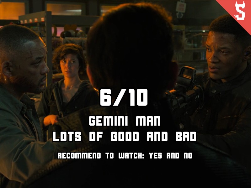 Gemini Man (2019) review, scored 6 out of 10
