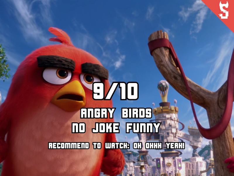 Angry birds (2016) review, scored 9 out of 10