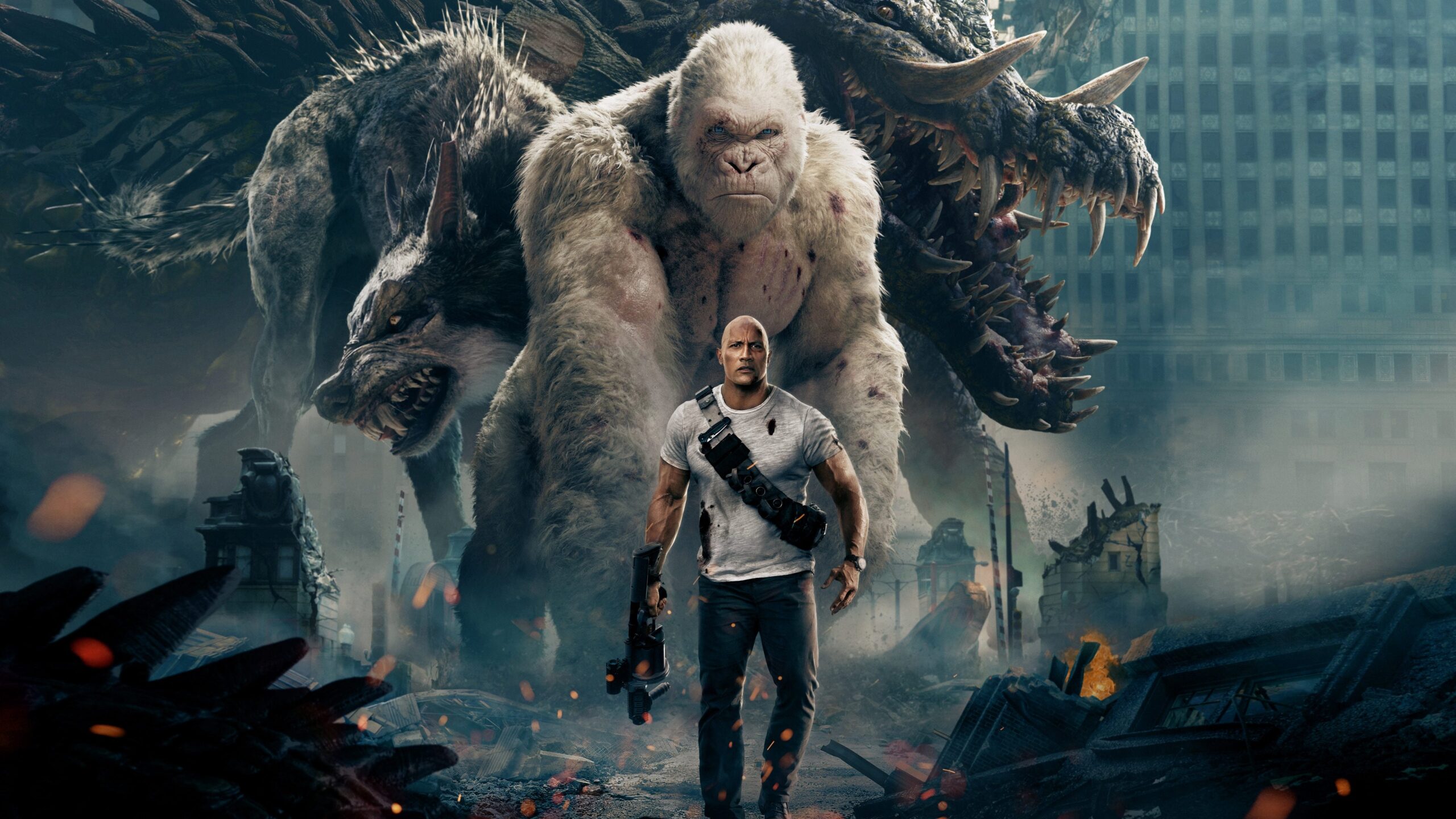 Rampage (2018) review, scored 7.2 out of 10