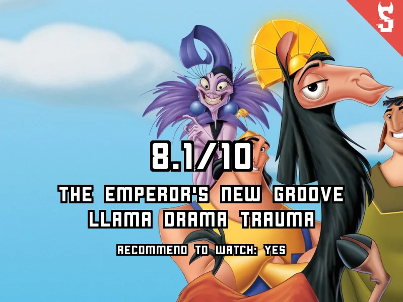 The Emperor's New Groove (2000) review, scored 8.1 out of 10